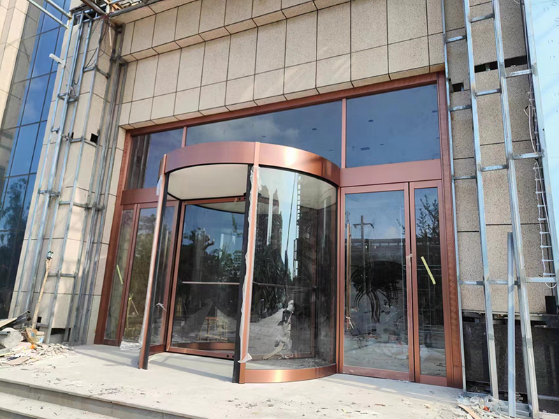 渭南泉州湾酒店三翼手动旋转门