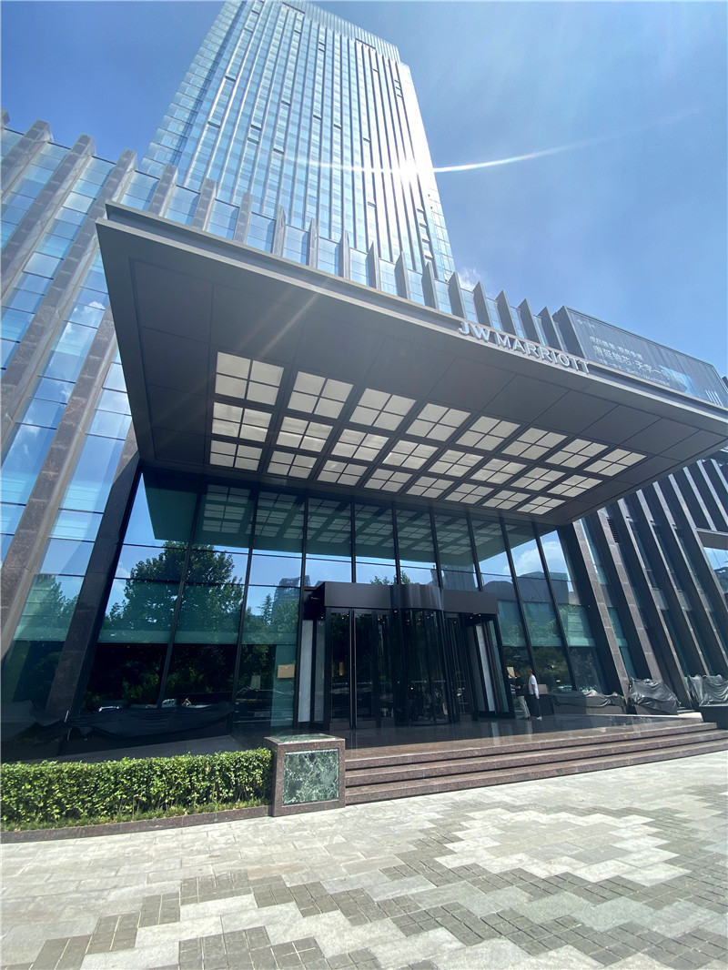 西安万豪酒店旋转门